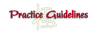 T'ai Chi Practice Guidelines